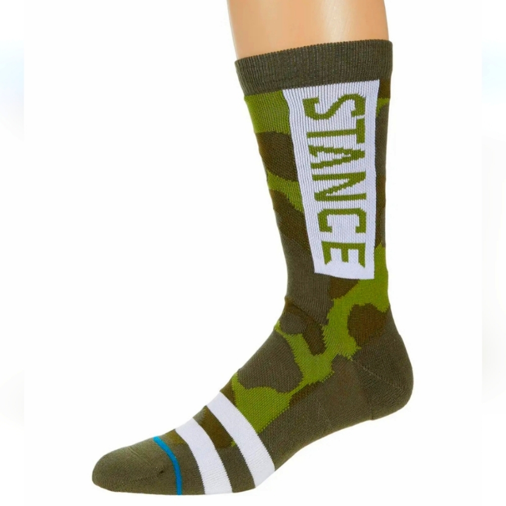 NWT Men's OG Stance Camo Crew Socks